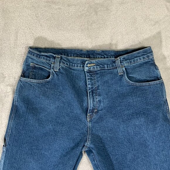 Dickies Jeans Men's 36 x 30 Dark Wash Straight Leg Carpenter - Picture 3 of 12